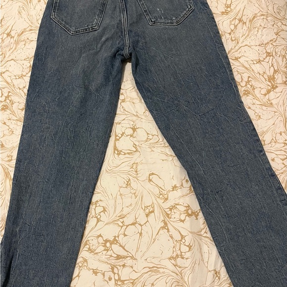 Curve Love 90s Ultra High Rise Straight Jeans, Size 24, medium wash - Picture 2 of 4